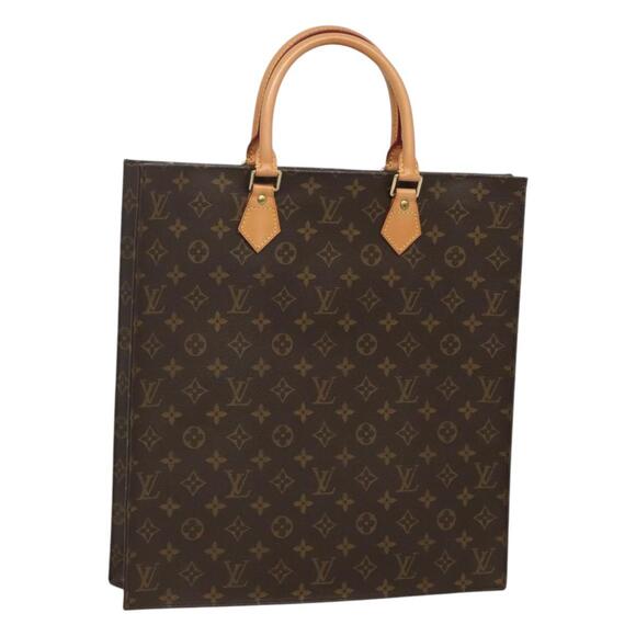 LOUIS VUITTON Monogram Sac Plat Hand Bag M51140 - Picture 1 of 16